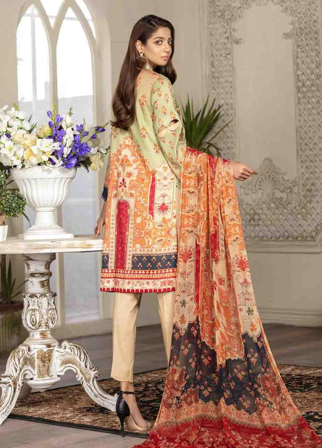 Shahana by Zara Ali Embroidered Lawn Suits Unstitched 3 Piece ZRA21SH SA-07 - Summer Collection