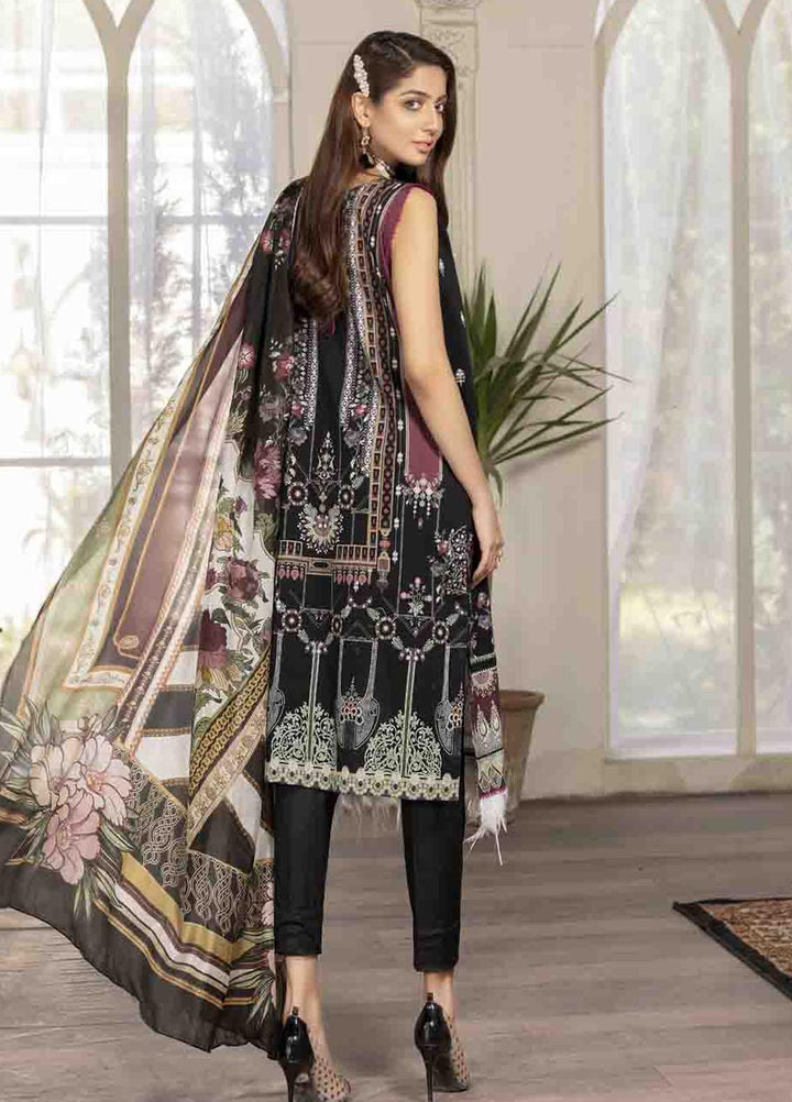 Shahana by Zara Ali Embroidered Lawn Suits Unstitched 3 Piece ZRA21SH SA-10 - Summer Collection