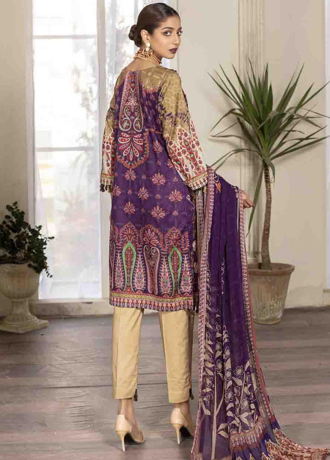 Shahana by Zara Ali Embroidered Lawn Suits Unstitched 3 Piece ZRA21SH SA-11 - Summer Collection