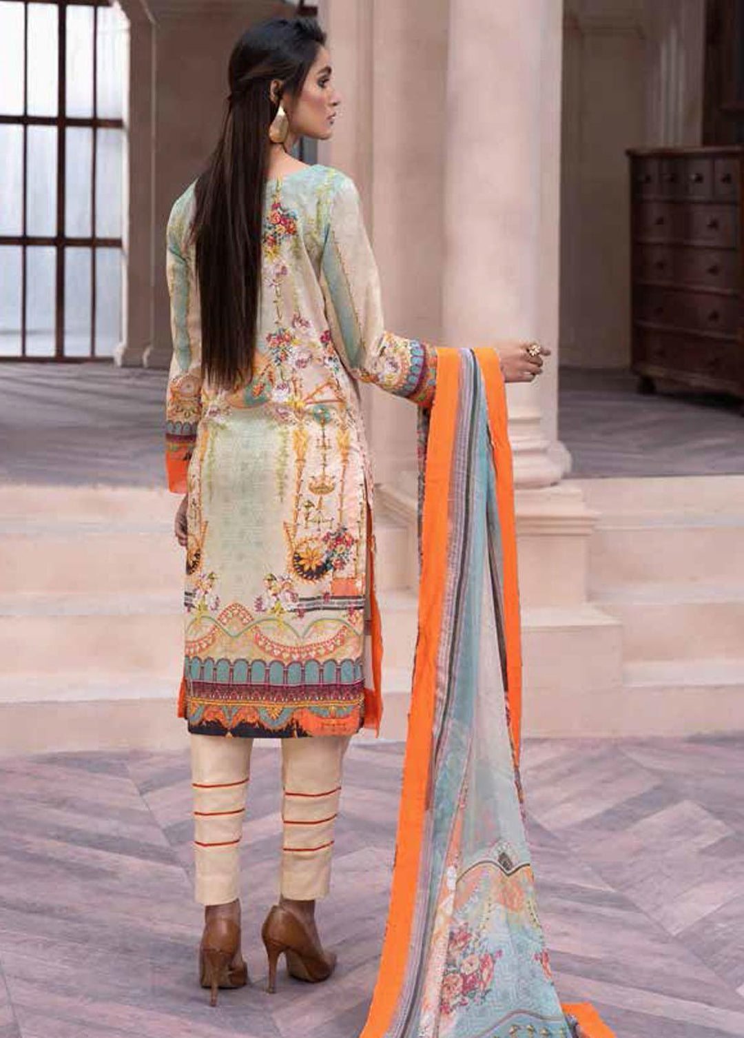 Shahana By Zara Ali Embroidered Lawn Suits Unstitched 3 Piece ZRA22SS S-01 - Spring / Summer Collection