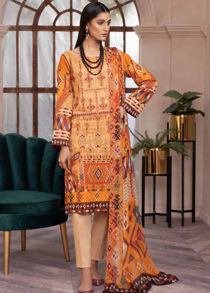 Shahana By Zara Ali Embroidered Lawn Suits Unstitched 3 Piece ZRA22SS S-02 - Spring / Summer Collection