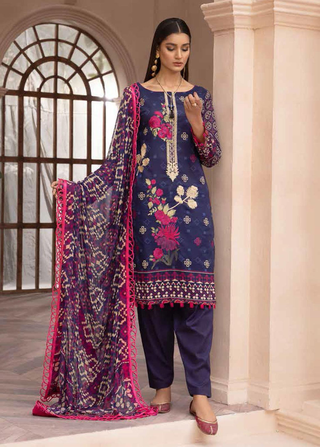 Shahana By Zara Ali Embroidered Lawn Suits Unstitched 3 Piece ZRA22SS S-04 - Spring / Summer Collection