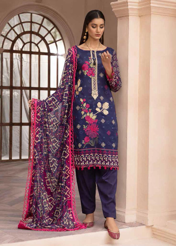 Shahana By Zara Ali Embroidered Lawn Suits Unstitched 3 Piece ZRA22SS S-04 - Spring / Summer Collection