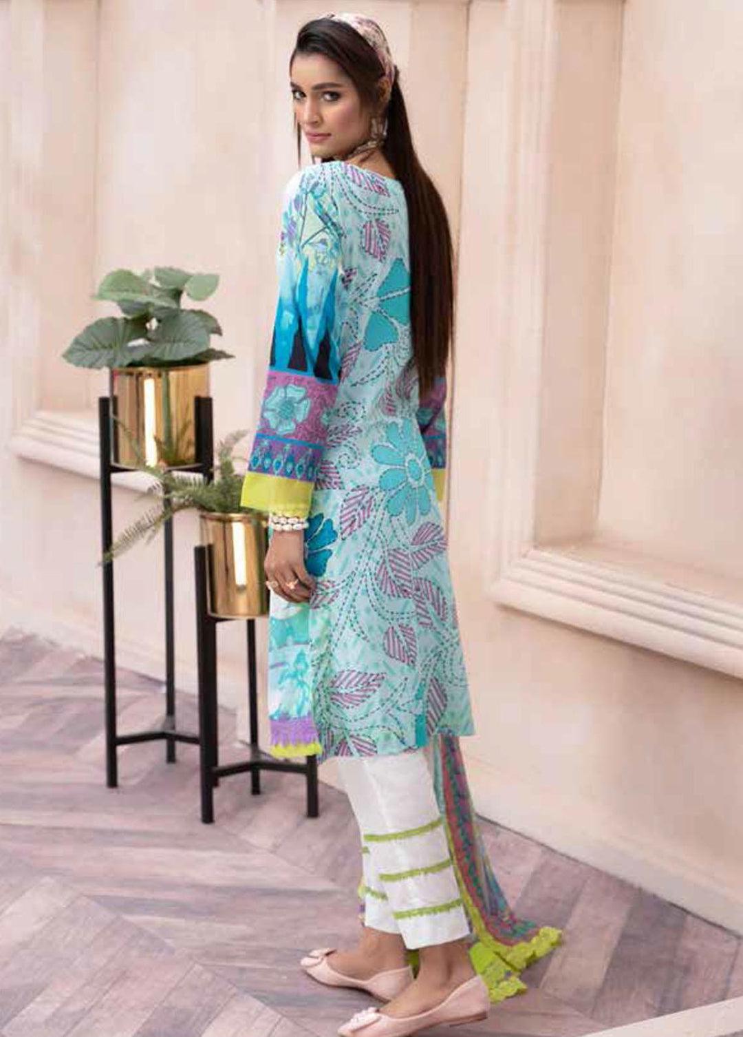 Shahana By Zara Ali Embroidered Lawn Suits Unstitched 3 Piece ZRA22SS S-05 - Spring / Summer Collection