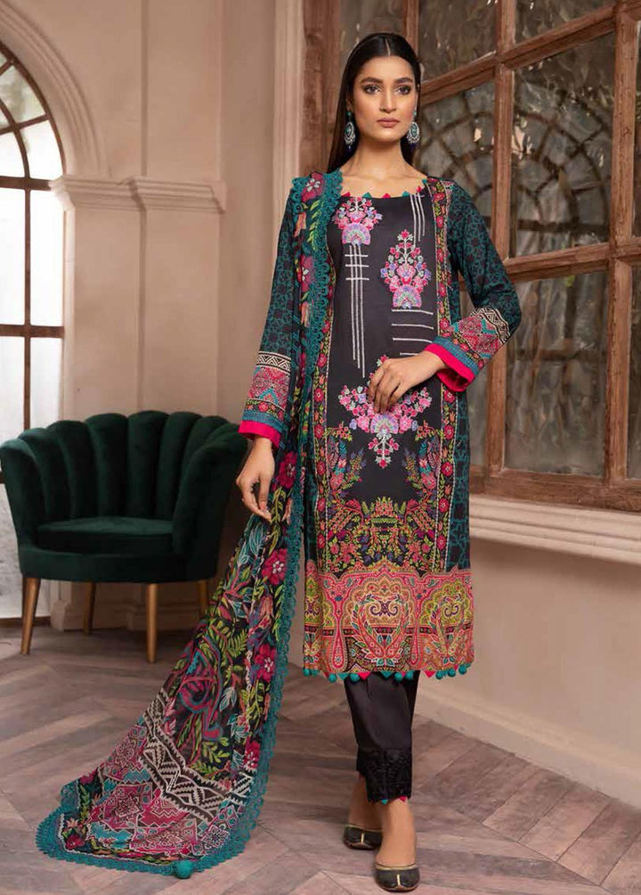 Shahana By Zara Ali Embroidered Lawn Suits Unstitched 3 Piece ZRA22SS S-06 - Spring / Summer Collection