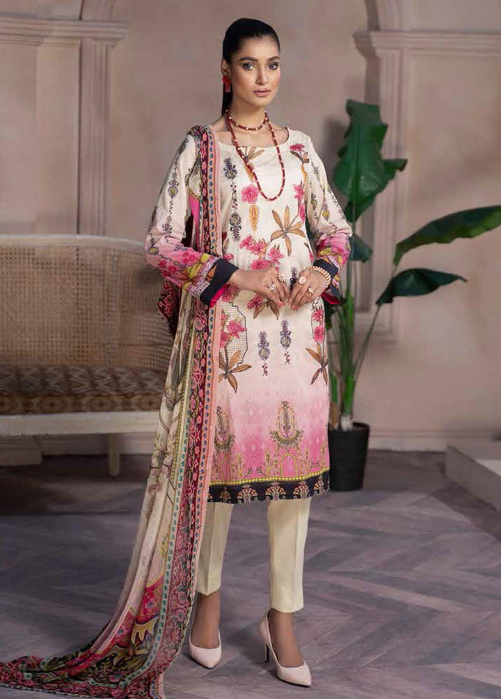 Shahana By Zara Ali Embroidered Lawn Suits Unstitched 3 Piece ZRA22SS S-07 - Spring / Summer Collection