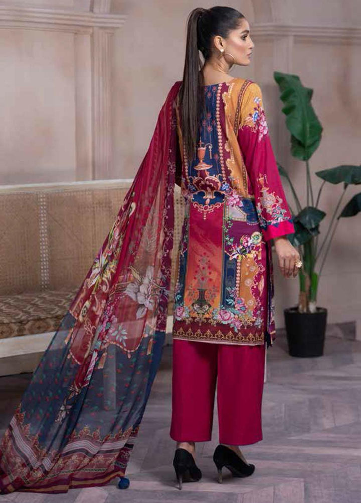Shahana By Zara Ali Embroidered Lawn Suits Unstitched 3 Piece ZRA22SS S-09 - Spring / Summer Collection