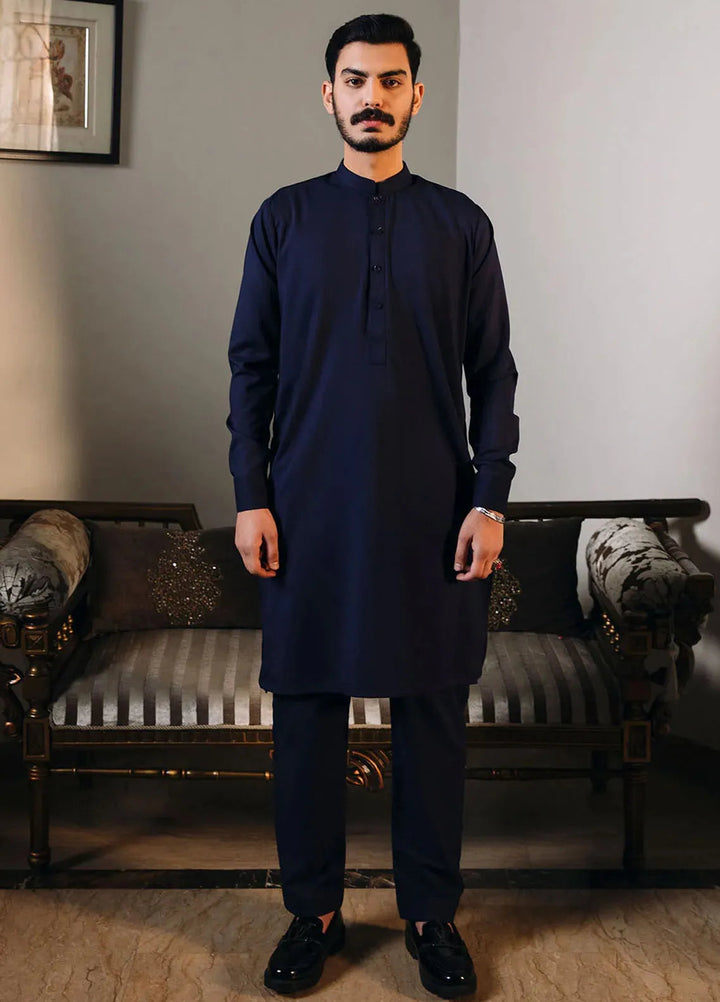 Shahjahan Fancy Men Kurta Pajama - 2PC-BLKT