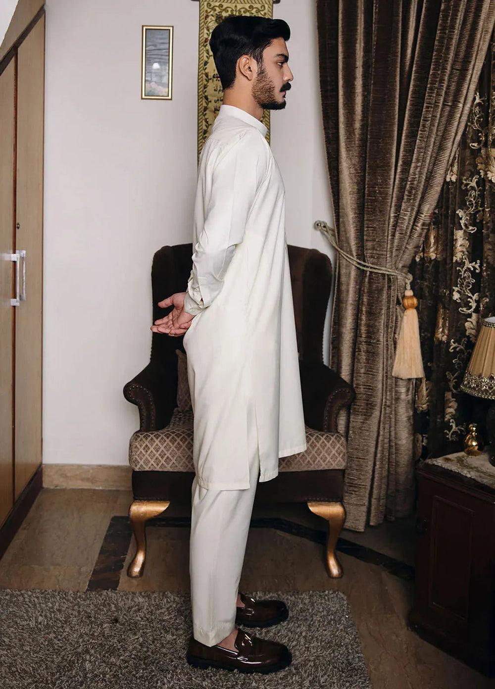 Shahjahan Fancy Men Kurta Pajama - 2PC-BO-KT
