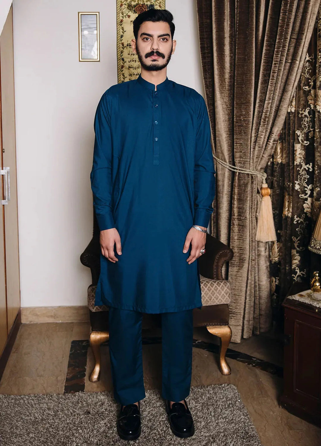 Shahjahan Fancy Men Kurta Pajama - 2PC-SJ710