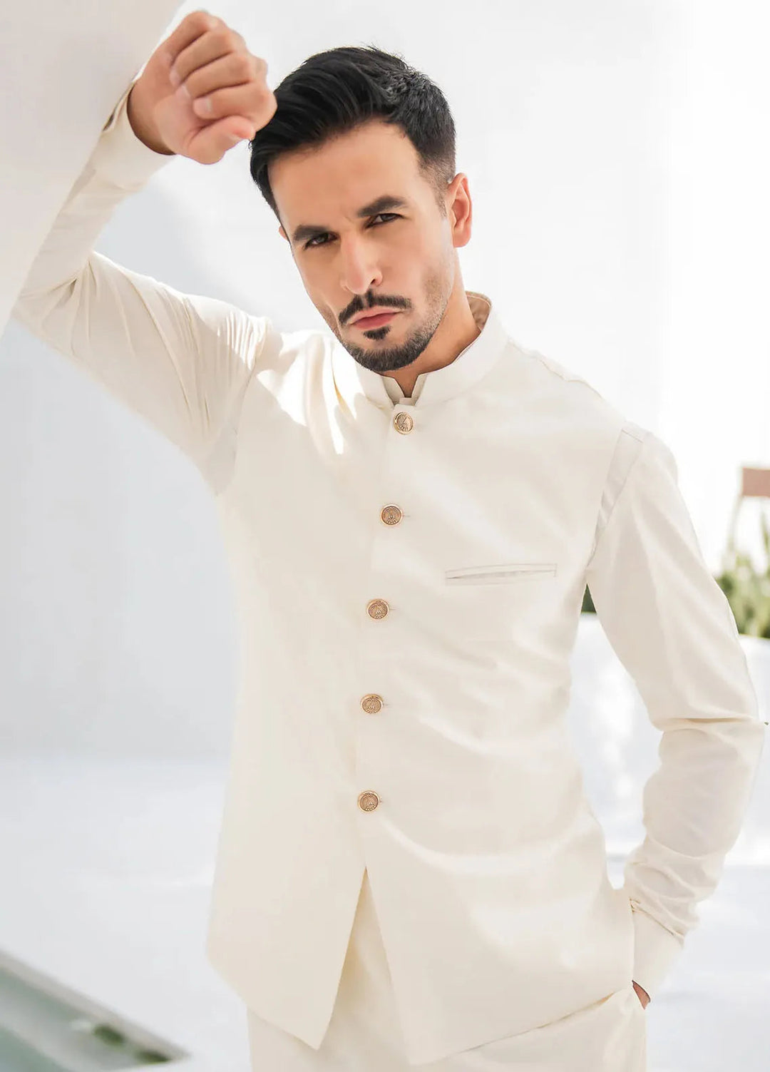 Shahjahan Formal Men Waistcoat - Boski