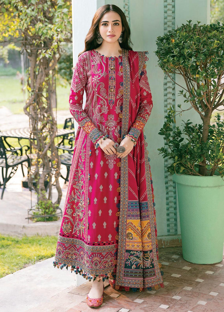 Shahkaar By Jazmin Embroidered Lawn Suits Unstitched 3 Piece JZ22S D1 Gulaab - Spring / Summer Collection