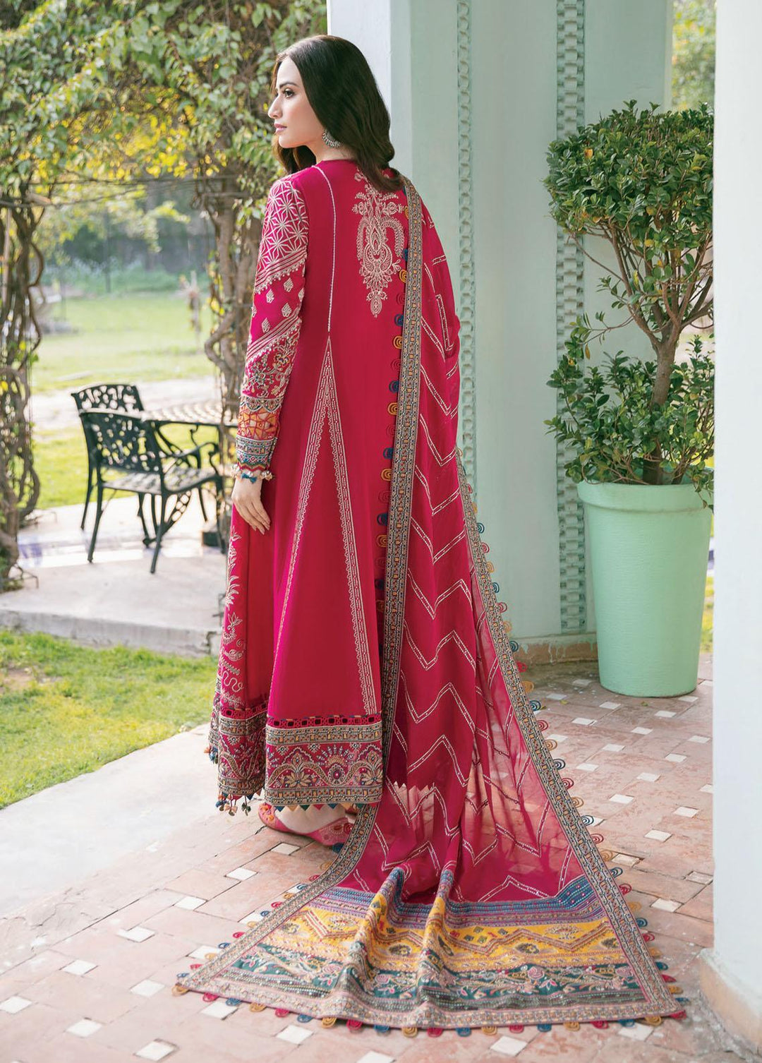 Shahkaar By Jazmin Embroidered Lawn Suits Unstitched 3 Piece JZ22S D1 Gulaab - Spring / Summer Collection