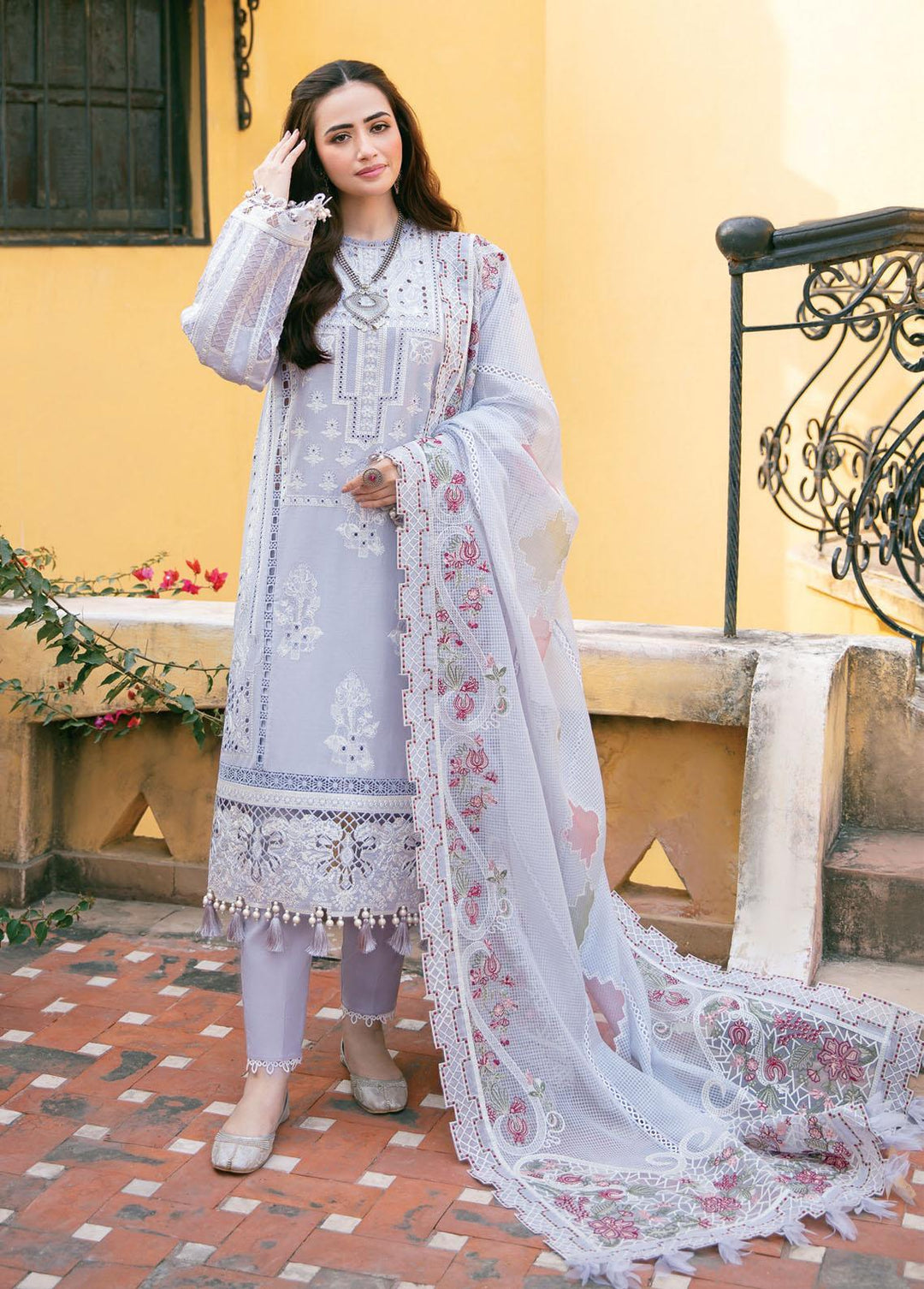 Shahkaar By Jazmin Embroidered Lawn Suits Unstitched 3 Piece JZ22S D3 Arsh - Spring / Summer Collection