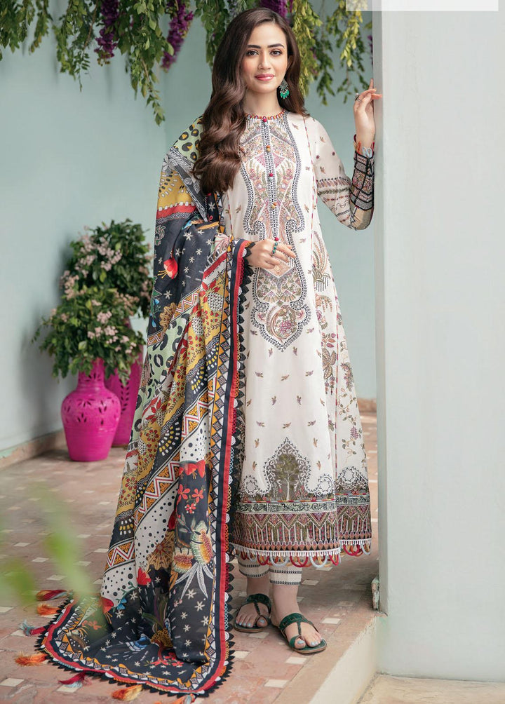 Shahkaar By Jazmin Embroidered Lawn Suits Unstitched 3 Piece JZ22S D6 Ujala - Spring / Summer Collection