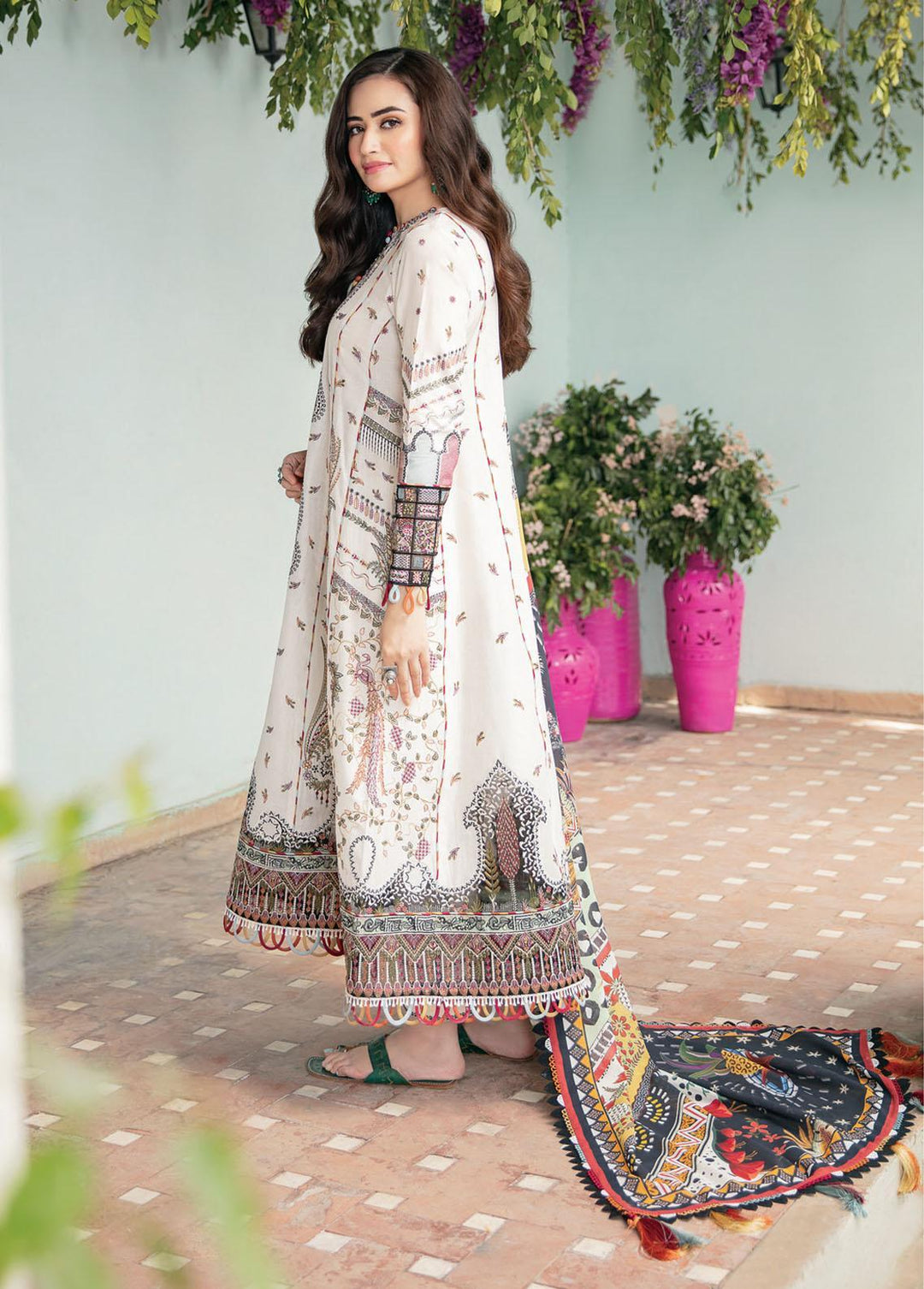 Shahkaar By Jazmin Embroidered Lawn Suits Unstitched 3 Piece JZ22S D6 Ujala - Spring / Summer Collection