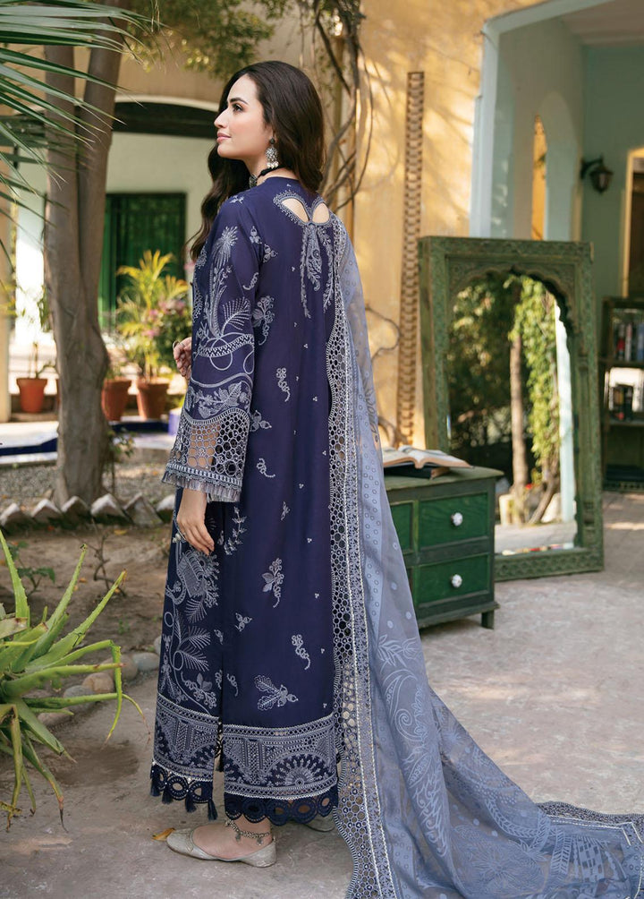 Shahkaar By Jazmin Embroidered Lawn Suits Unstitched 3 Piece JZ22S D7 Banafshi - Spring / Summer Collection