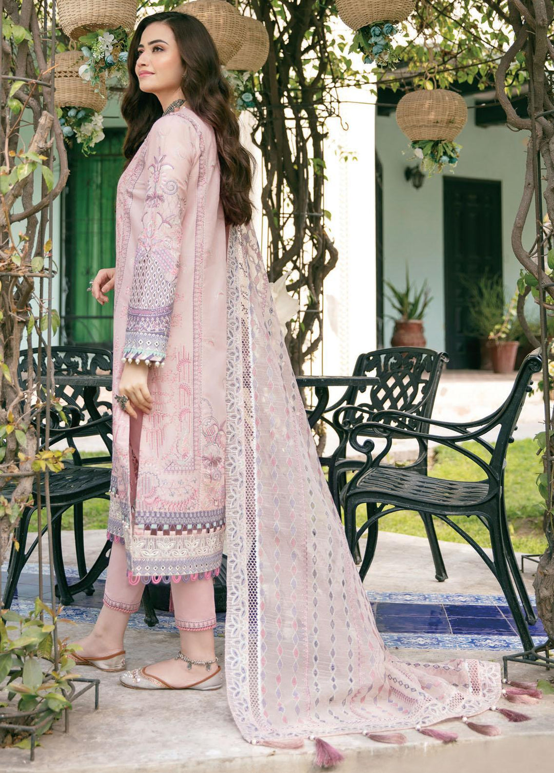 Shahkaar By Jazmin Embroidered Lawn Suits Unstitched 3 Piece JZ22S D9 Mehtaab - Spring / Summer Collection