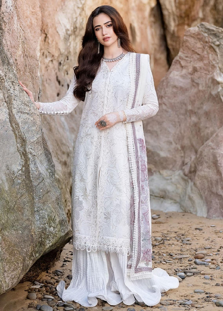 Shahkaar by Jazmin Embroidered Lawn Suits Unstitched 3 Piece JZ23SS 01 Heer - Spring/Summer Collection