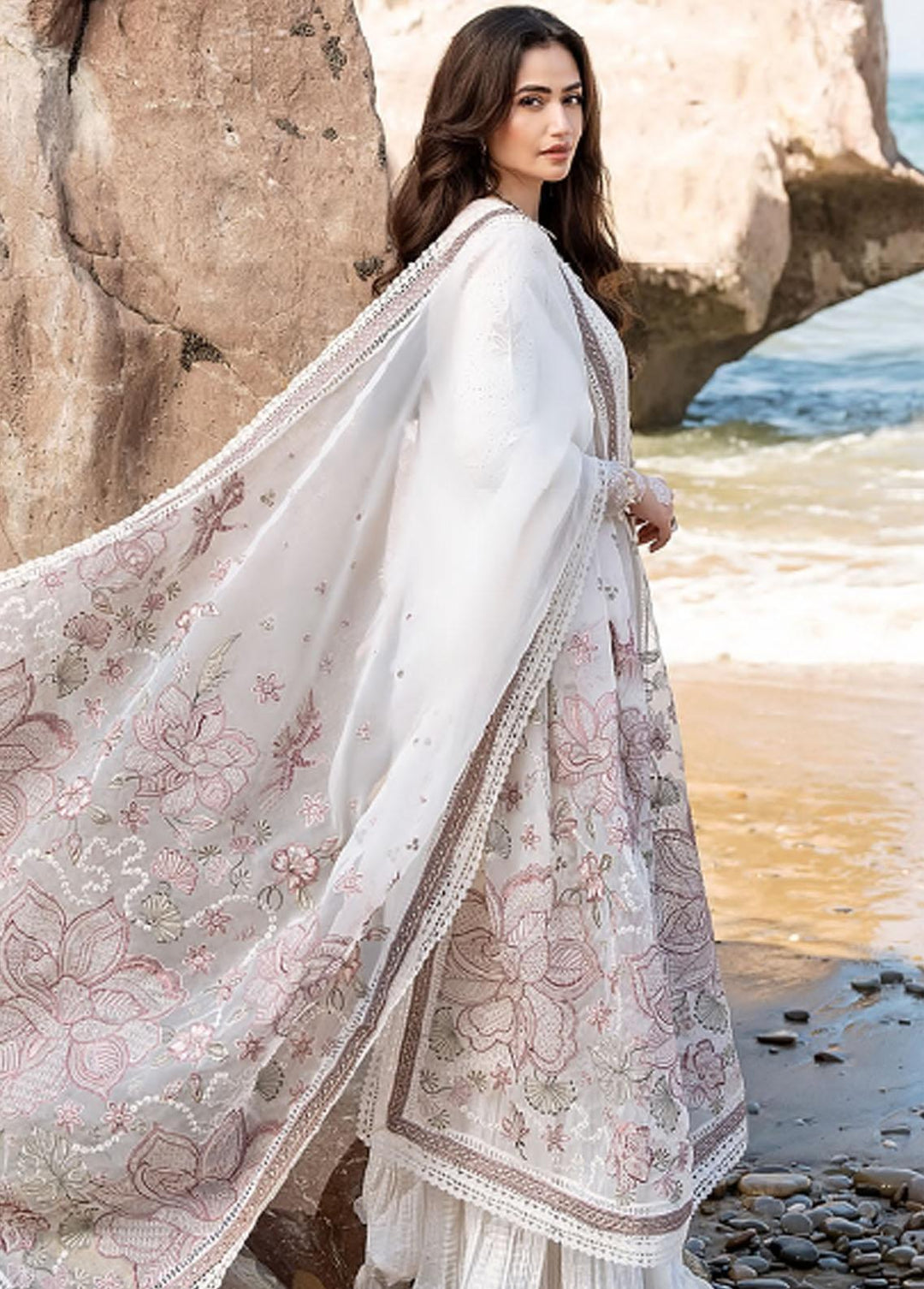 Shahkaar by Jazmin Embroidered Lawn Suits Unstitched 3 Piece JZ23SS 01 Heer - Spring/Summer Collection
