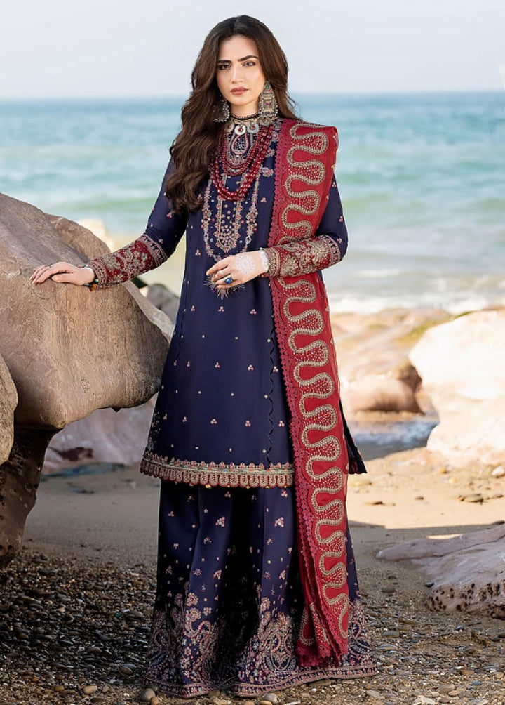 Shahkaar by Jazmin Embroidered Lawn Suits Unstitched 3 Piece JZ23SS 03 Darya - Spring/Summer Collection
