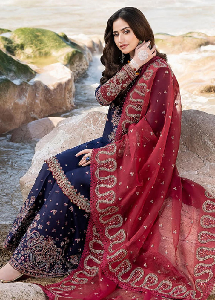 Shahkaar by Jazmin Embroidered Lawn Suits Unstitched 3 Piece JZ23SS 03 Darya - Spring/Summer Collection