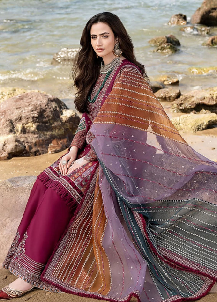 Shahkaar by Jazmin Embroidered Lawn Suits Unstitched 3 Piece JZ23SS 06 Gulposh - Spring/Summer Collection