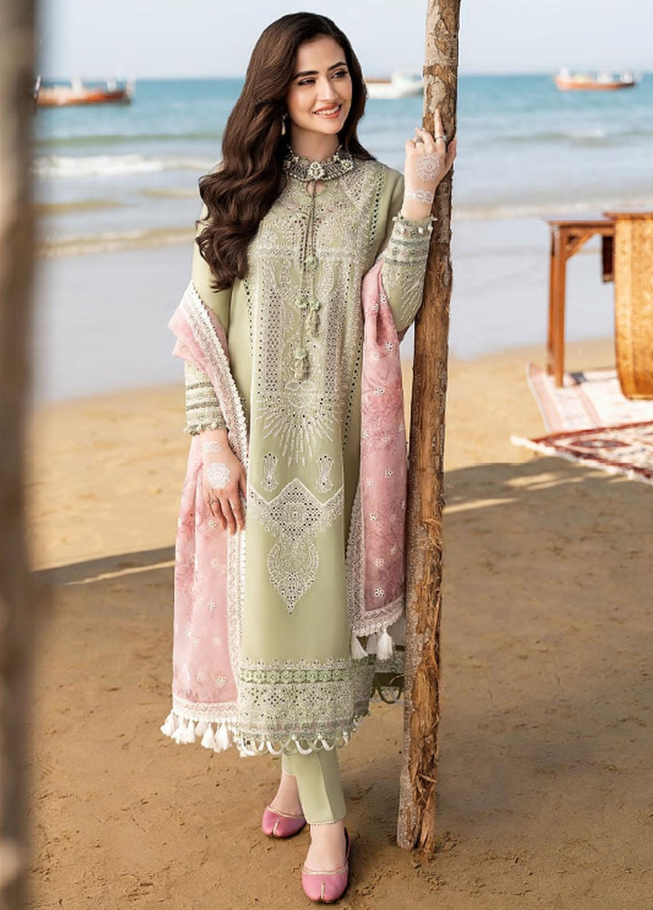 Shahkaar by Jazmin Embroidered Lawn Suits Unstitched 3 Piece JZ23SS 08 Taban - Spring/Summer Collection