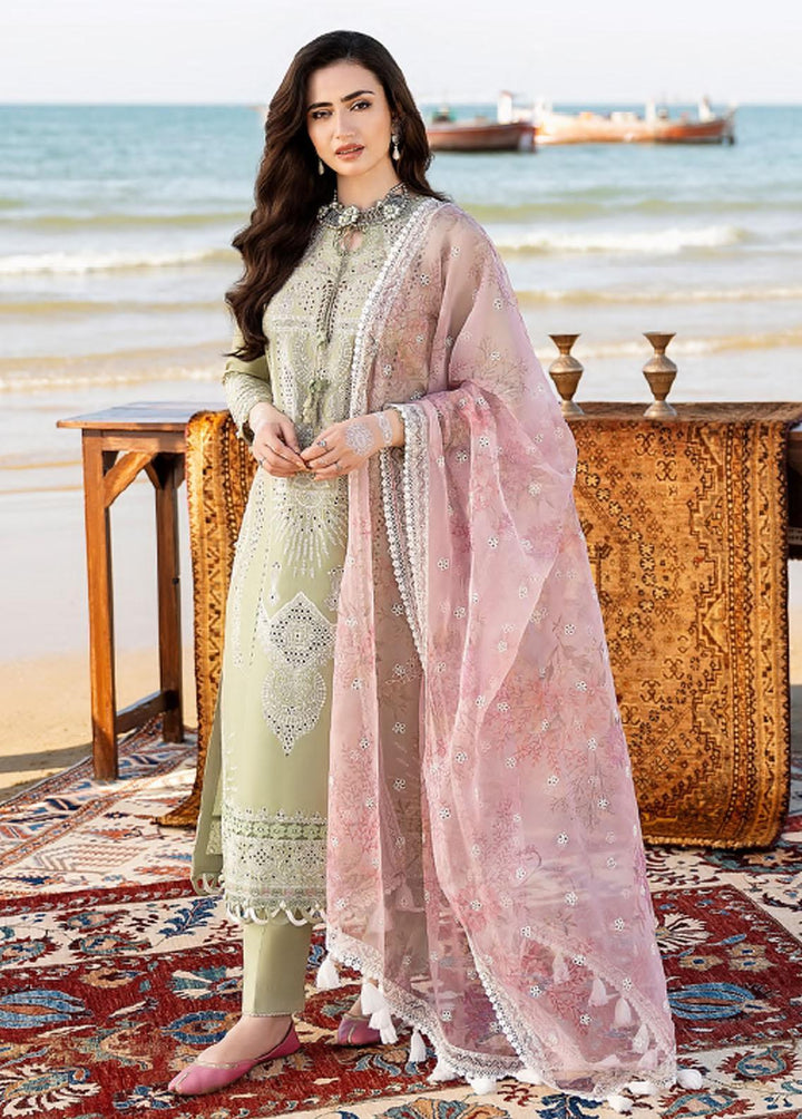 Shahkaar by Jazmin Embroidered Lawn Suits Unstitched 3 Piece JZ23SS 08 Taban - Spring/Summer Collection