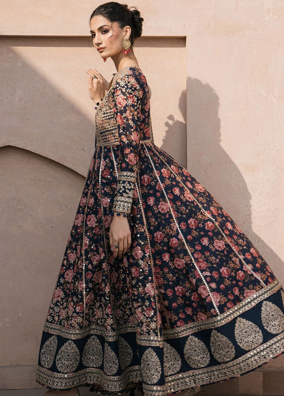 Shahkaar by Jazmin Embroidered Lawn Suits Unstitched 3 Piece JZ24SK D-01 - Festive Collection
