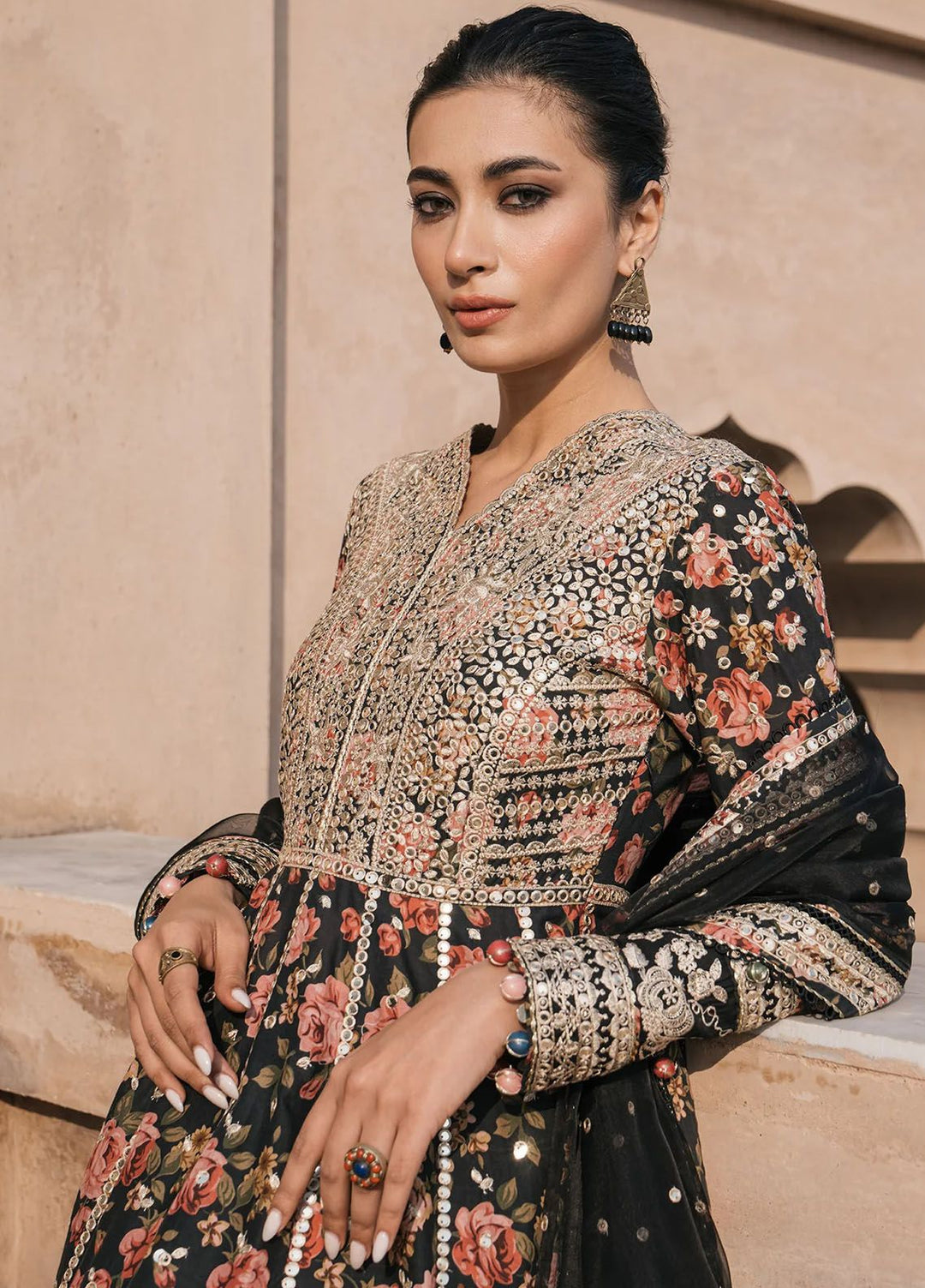 Shahkaar by Jazmin Embroidered Lawn Suits Unstitched 3 Piece JZ24SK D-02 - Festive Collection