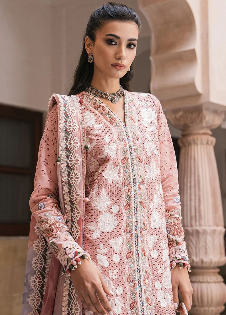 Shahkaar by Jazmin Embroidered Lawn Suits Unstitched 3 Piece JZ24SK D-04 - Festive Collection