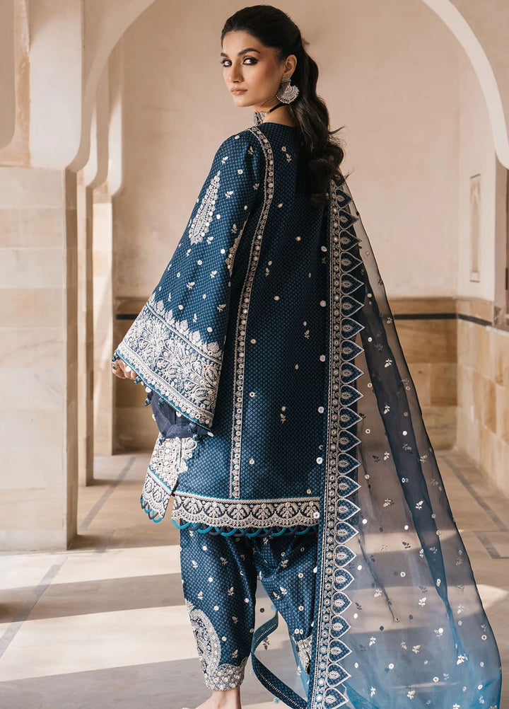 Shahkaar by Jazmin Embroidered Lawn Suits Unstitched 3 Piece JZ24SK D-05 - Festive Collection