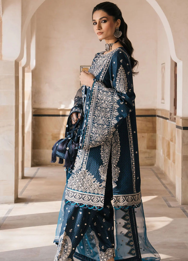 Shahkaar by Jazmin Embroidered Lawn Suits Unstitched 3 Piece JZ24SK D-05 - Festive Collection