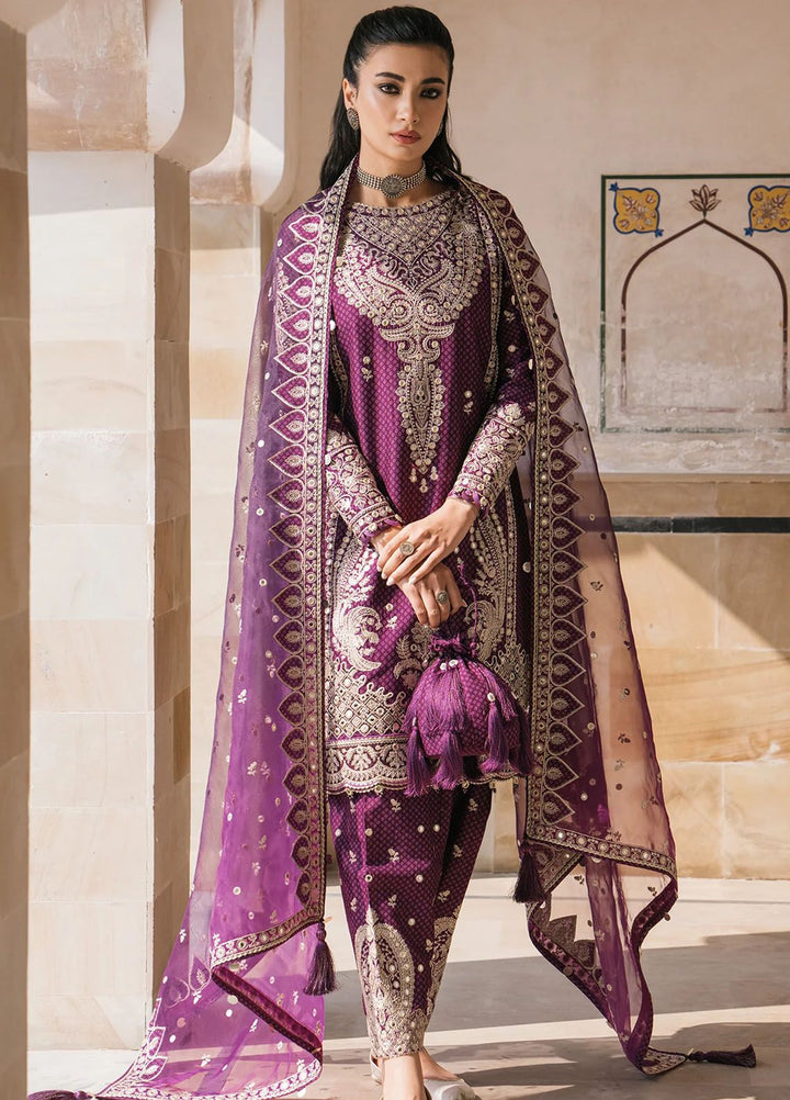 Shahkaar by Jazmin Embroidered Lawn Suits Unstitched 3 Piece JZ24SK D-06 - Festive Collection