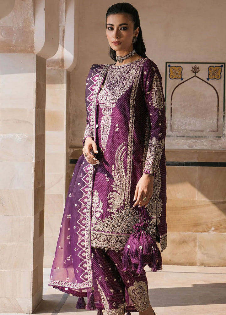 Shahkaar by Jazmin Embroidered Lawn Suits Unstitched 3 Piece JZ24SK D-06 - Festive Collection