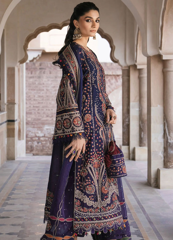 Shahkaar by Jazmin Embroidered Lawn Suits Unstitched 3 Piece JZ24SK D-09 - Festive Collection