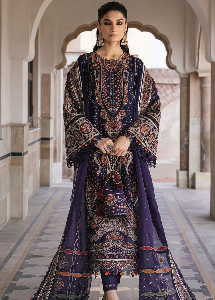 Shahkaar by Jazmin Embroidered Lawn Suits Unstitched 3 Piece JZ24SK D-09 - Festive Collection