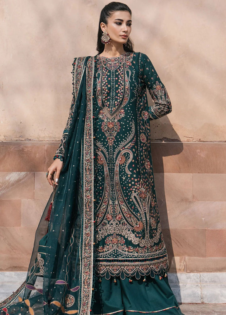 Shahkaar by Jazmin Embroidered Lawn Suits Unstitched 3 Piece JZ24SK D-10 - Festive Collection