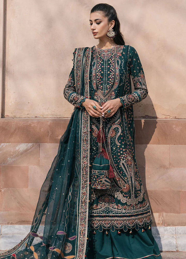 Shahkaar by Jazmin Embroidered Lawn Suits Unstitched 3 Piece JZ24SK D-10 - Festive Collection