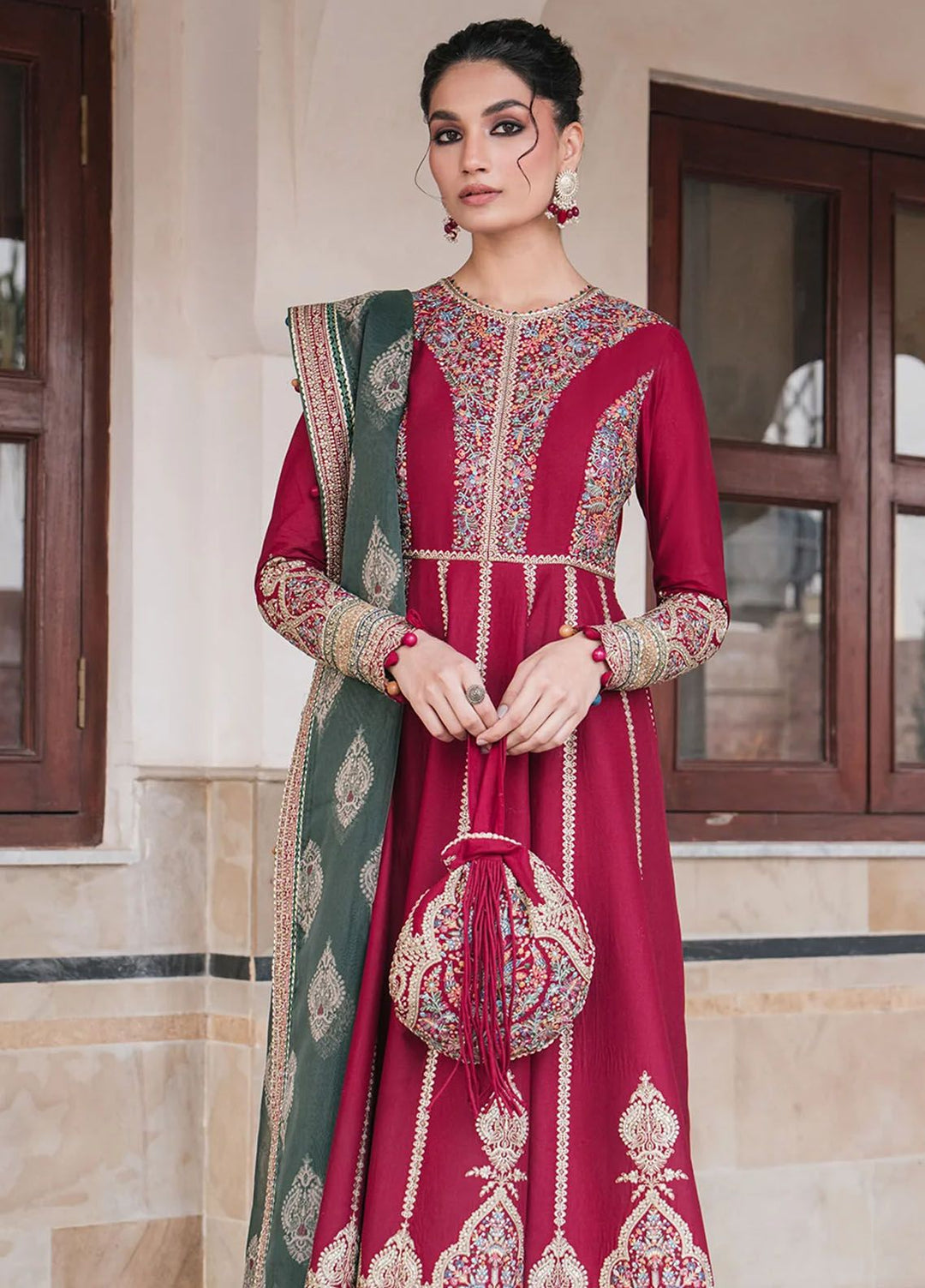 Shahkaar by Jazmin Embroidered Lawn Suits Unstitched 3 Piece JZ24SK D-11 - Festive Collection