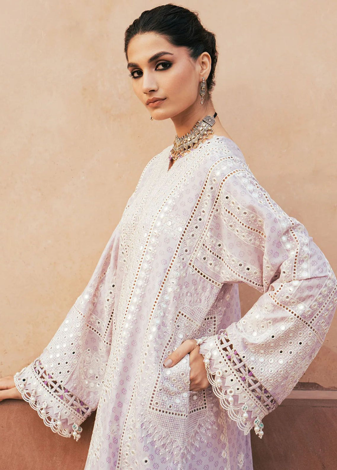 Shahkaar by Jazmin Embroidered Lawn Suits Unstitched 3 Piece JZ24SK D-13 - Festive Collection