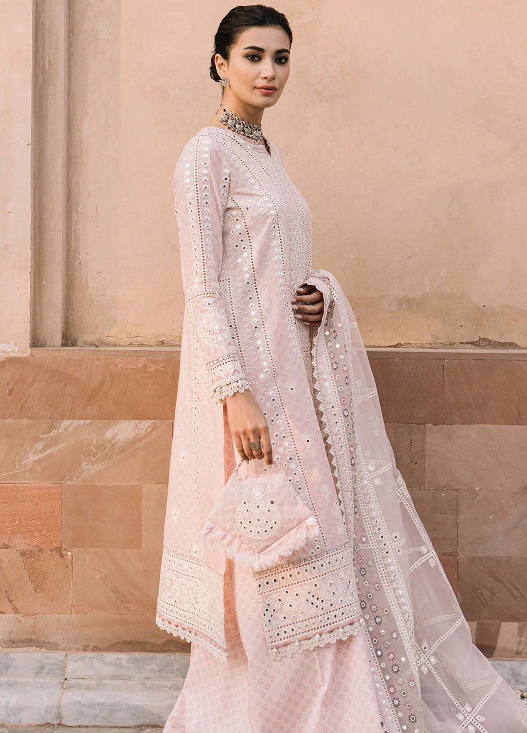 Shahkaar by Jazmin Embroidered Lawn Suits Unstitched 3 Piece JZ24SK D-14 - Festive Collection