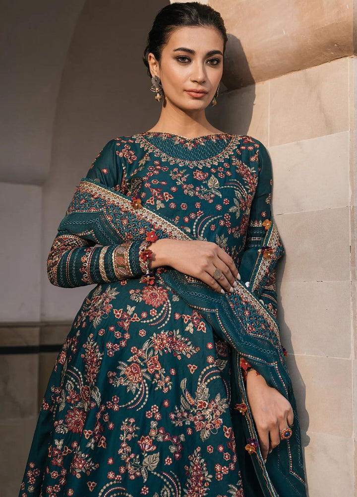 Shahkaar by Jazmin Embroidered Lawn Suits Unstitched 3 Piece JZ24SK D-16 - Festive Collection