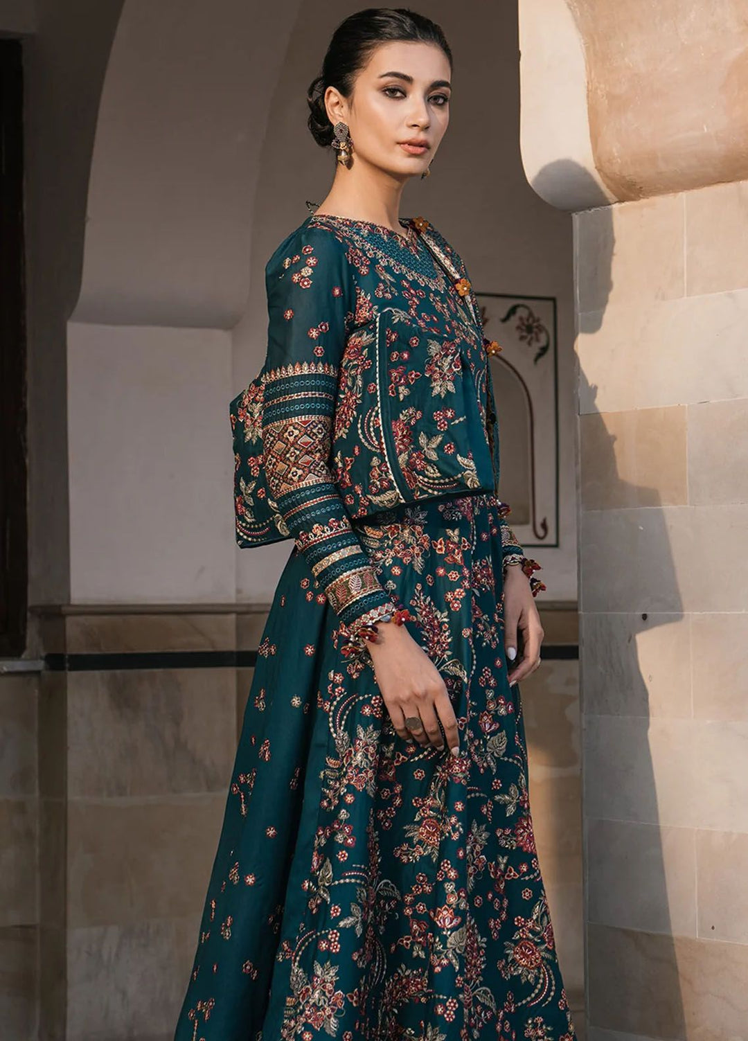 Shahkaar by Jazmin Embroidered Lawn Suits Unstitched 3 Piece JZ24SK D-16 - Festive Collection