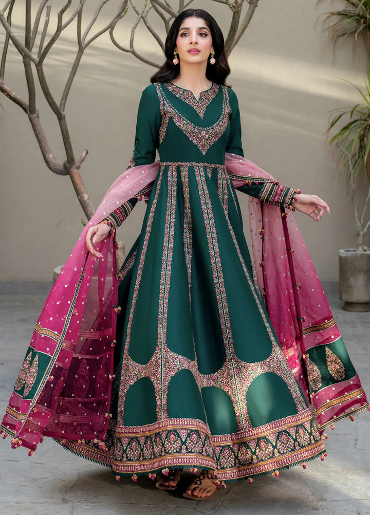 Shahkaar by Jazmin Embroidered Lawn Suits Unstitched 3 Piece JZ25SK SL25-D1 - Summer Collection