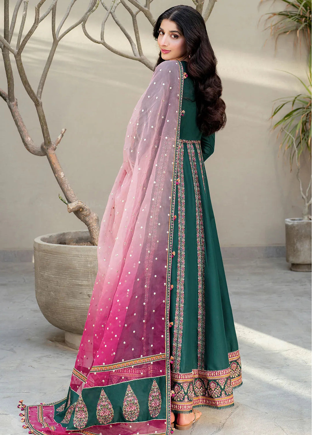 Shahkaar by Jazmin Embroidered Lawn Suits Unstitched 3 Piece JZ25SK SL25-D1 - Summer Collection