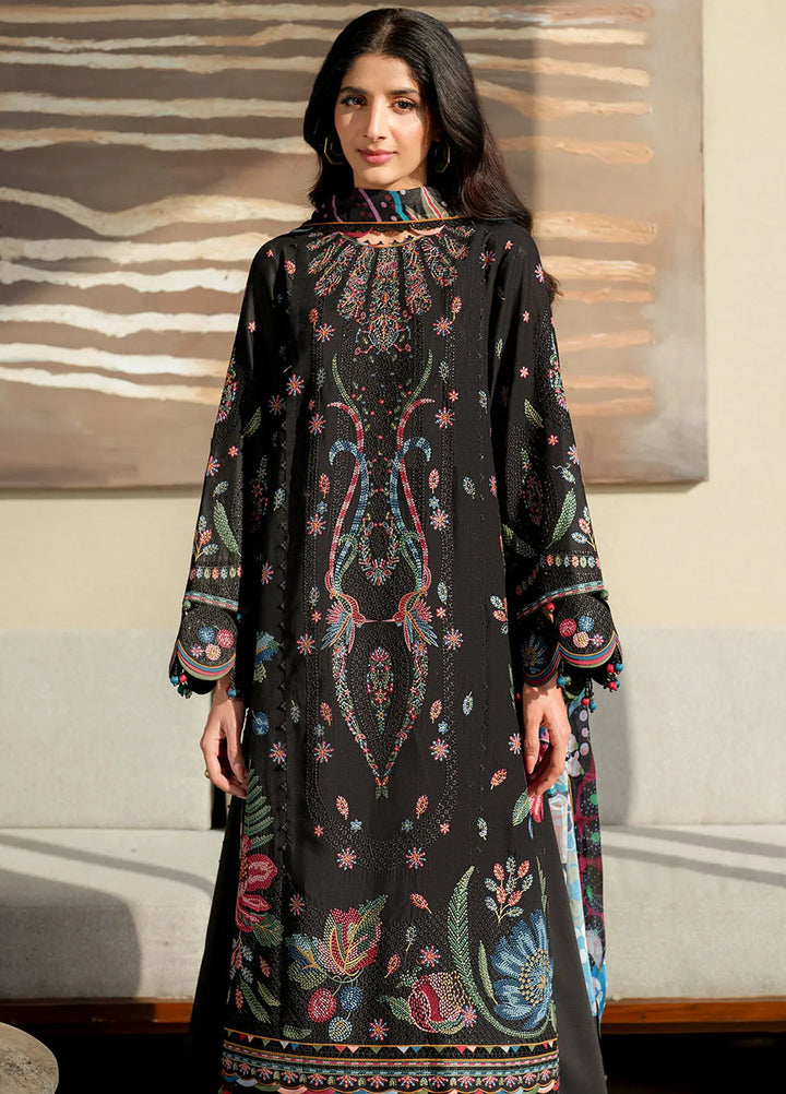 Shahkaar by Jazmin Embroidered Lawn Suits Unstitched 3 Piece JZ25SK SL25-D10 - Summer Collection