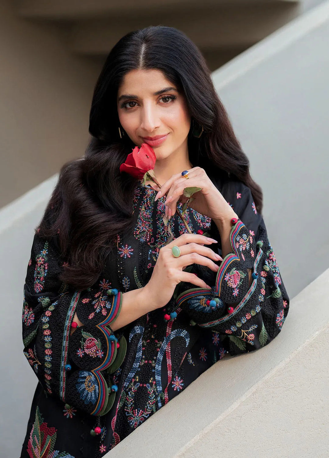 Shahkaar by Jazmin Embroidered Lawn Suits Unstitched 3 Piece JZ25SK SL25-D10 - Summer Collection