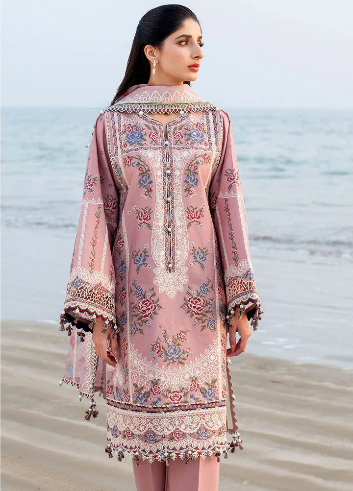 Shahkaar by Jazmin Embroidered Lawn Suits Unstitched 3 Piece JZ25SK SL25-D2 - Summer Collection